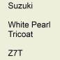 Preview: Suzuki, White Pearl Tricoat, Z7T.